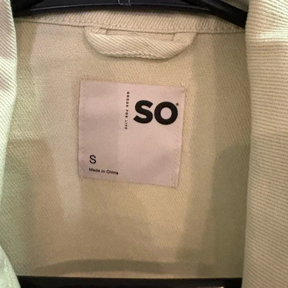 SO Cream Textured Jacket - Picture 2 of 4